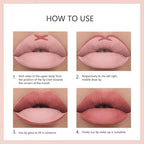12 Colors Matte Lip Liner Set,Long Lasting Nude Set,Long