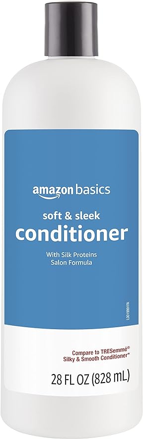 Amazon Basics Soft & Sleek Conditioner for Dry or Damaged Hair, 28 Fluid Ounce