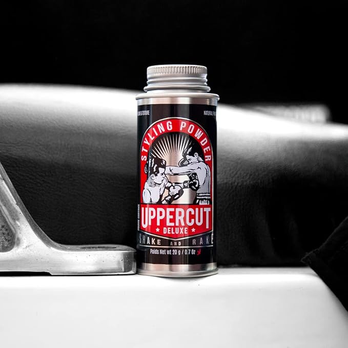 UPPERCUT DELUXE Hair Styling Powder, Easy Application Powder to Add Texture and Volume, Light Flexible Hold and Natural Matte Finish, 2 x 0.7 oz.