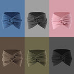 12 Pcs Stretchy Sport Headbands for Women,Absorbed Sport Headband Soft Twist Knotted Headbands for Yoga, Workout Daily Life