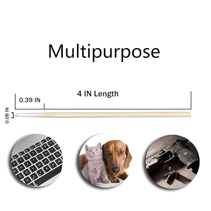 2000 pcs 4 Inch Pointed Cotton Swabs Precision Microblading Cotton Tipped