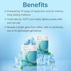 CENTELLIAN 24 Madeca Lab Hyal Waterfull Gel Mask (Hydrating Gel Mask, 4 pcs) – Deep Moisture & Cooling Sheet with 10-Layer Hyaluronic Acid, Korean Skin Care. TECA, Glycerin, Niacinamide.