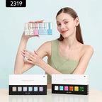 CANNI 6Pcs 9ml Pastel Gel Nail Polish Set- White Pink Light Blue Gel Polish Kit Candy Milky White Colors DIY at Home Salon Christmas New Year's Gifts for Girls