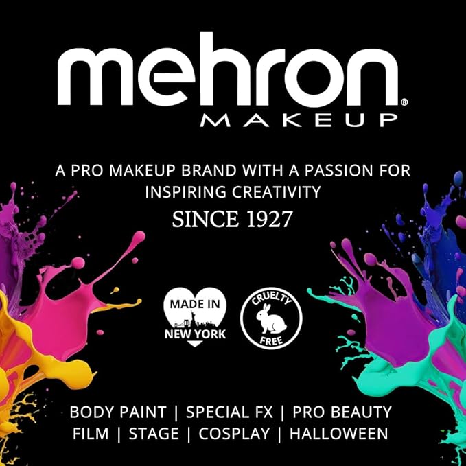 Mehron Makeup Premium Character Kits| Makeup Kits for Halloween & Cosplay| Made in the USA | Complete Kit | Includes all Tools & Instructions on How to Create the Look | (Feline/Cat)