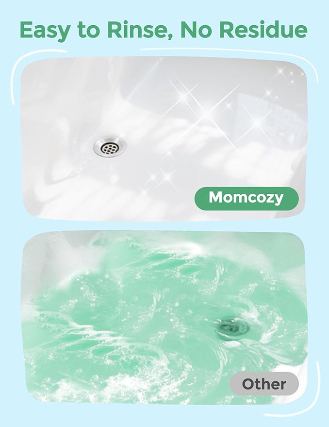 Momcozy 14-Pack Fruit Bath Bombs with Essential Oil, Ideal Christmas Gift for Happy Educational & Fun Bath Time, Bath Bombs Kit with 7 Cute Fruit Shapes, Ideal Gifts for Kids Girls Boys Toddlers