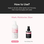 Korean Body Wash with Hyaluronic Acid & Aloe – Hydrating Moisturizing Cleanser for All Skin – Infused with Natural Extracts – Paraben & Silicone-Free – Baby Musk, 500ml / 16.9 fl oz