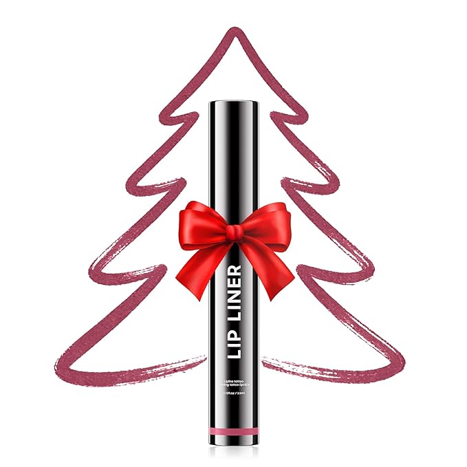 OETUIOW Lip Stain Peel Off, Lip Liner Moisturizing Long-Lasting & Waterproof, Transfer Proof & Plumping, Non-Stick Cup, Mauve Color