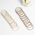 Small Hair Elastics,200 Pieces Beige Blonde Hair Elastics For Thin Hair,No Damage Ponytail for Women, Girls and Kids (2 mm x 2.5 cm,Beige Blonde)