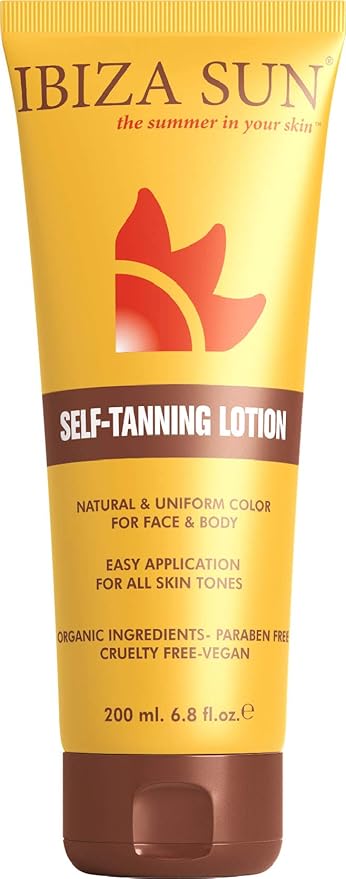 Self-Tanning Lotion – Organic Sugar Cane DHA, Vitamin E Moisturizer, Paraben-Free, Fragrance-Free, Vegan Sunless Tan Lotion for Healthy Golden Glow