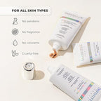 Infinitek Paris Skin Care Face Sunscreen Tinted Mineral Moisturizer Lotion SPF 50, 1.75Fl Oz - UVA/UBV and Blue Light Protection, Matte Finish, Water Resistant, Daily Lightweight Facial Sunblock