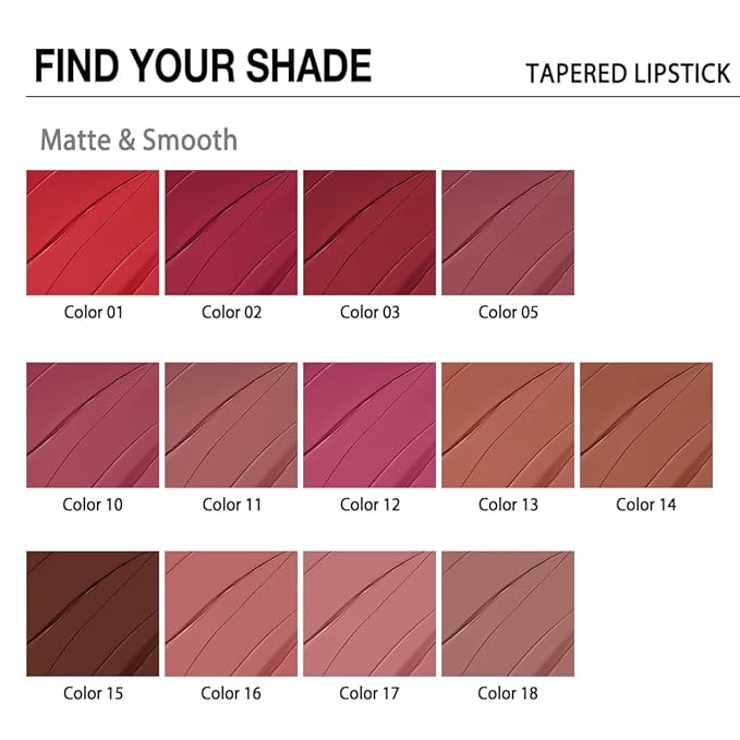 evpct Dusty Rose Gradient Matte Lipstick Lip Liner Crayon Combo Pencil Set for Women Long Lasting Waterproof, Rose Pink Matte Cream Lip Liner and Lipstick Combo Makeup, Flawless Gradual Ombre Effect