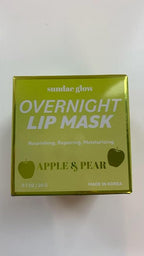 Apple & Pear Lip Mask Overnight Treatment – Dermatologist Tested, Korean Skin Care – Deep Moisture & Lip Hydration Repair with Shea Butter And Vitamin E – Vegan, Clean Beauty – 1 Pack