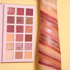 2Pcs Twilight Dusk + Aromas Nude Eyeshadow Palette Makeup Set, Matte Shimmer Glitter Pressed Pearl All Highly Pigmented Blending Powder, Natural Velvet Texture Eye Shadow Kit