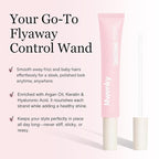 Styling Cream for Hair, 3-in-1 Hair Styling Cream & Flyaway Stick Controls Frizz, Smooths Edges & Tames Flyaways, Lightweight Non-Greasy, Long-Lasting Hold, Non-Flaking Travel Size for All Hair Types