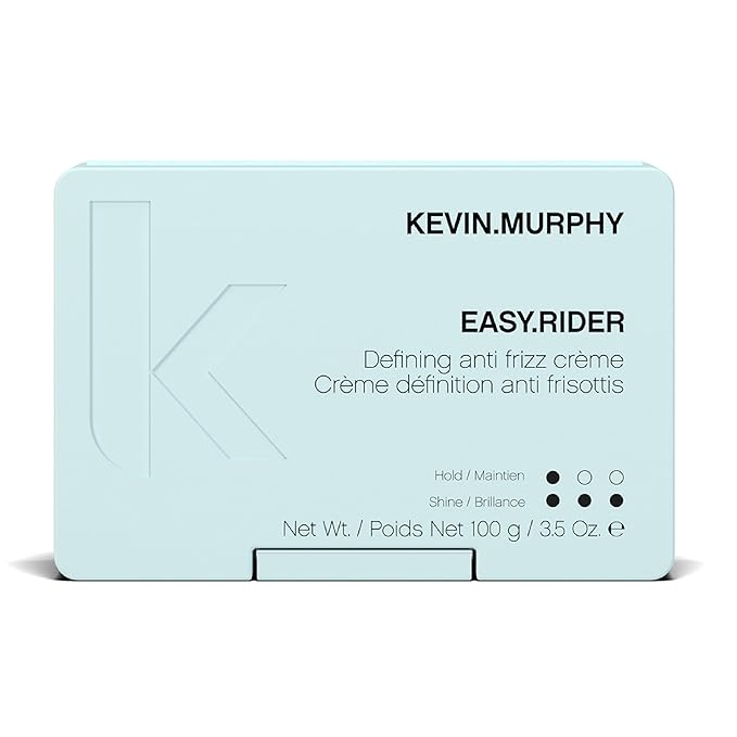KEVIN.MURPHY EASY.RIDER - Hair Cream for All Hair Types - Anti Frizz for Hair Styling - Curl Activating Cream - Frizz Control Cream - 100g / 3.5 oz