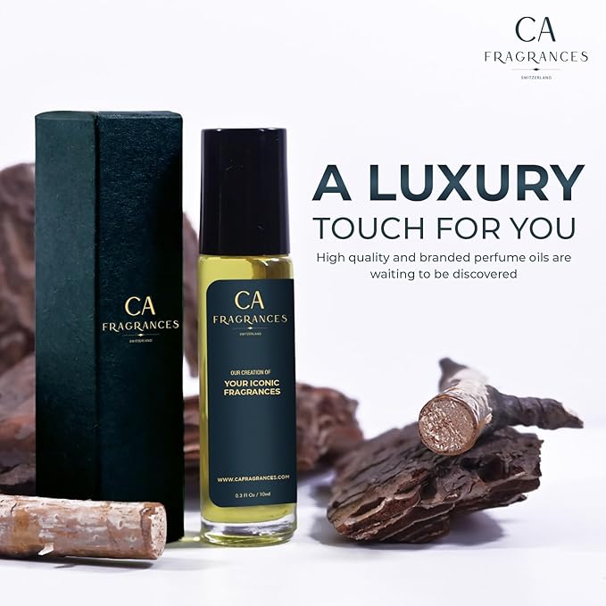 CA Fragrances Impression of CH No. 5 Perfume Oil, Pure Body Fragrance Oil for Women Alcohol Free, Long-Lasting Scent 10ml Roll-On Travel Size