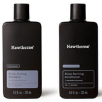 Hawthorne Men's Cooling Shampoo and Reviving Conditioner Set for Dry and Itchy Scalp - Sulfate Free, Paraben Free - 8 Fl Oz Each