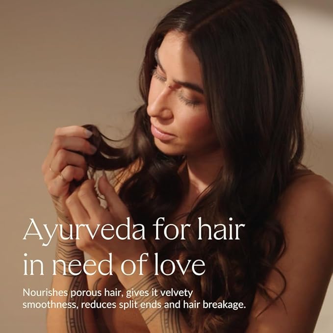 KHADI ROSE REPAIR Hair Oil - Regeneration for structurally damaged, dry hair & split ends - 100% natural, plant-based, vegan & silicone-free - 1.69 fl oz