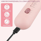 2 Pack 9-in-1 Cordless Nail Drill Nail Care with 100 Bits, 5 Speeds, Home & Salon Ready,Pink