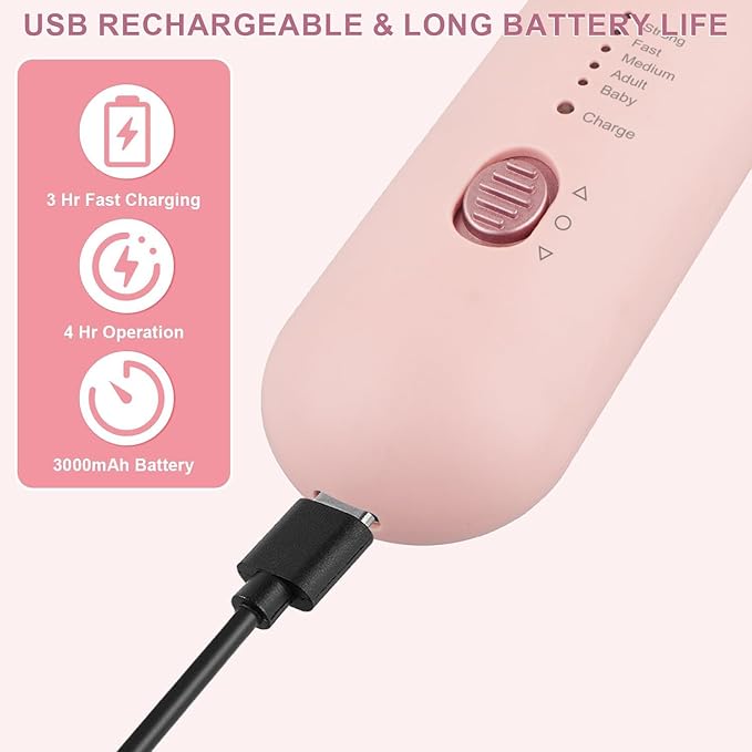 2 Pack Electric 9-in-1 Cordless Nail Drill with 100 Bits, 5 Speeds, Home & Salon Must-Have