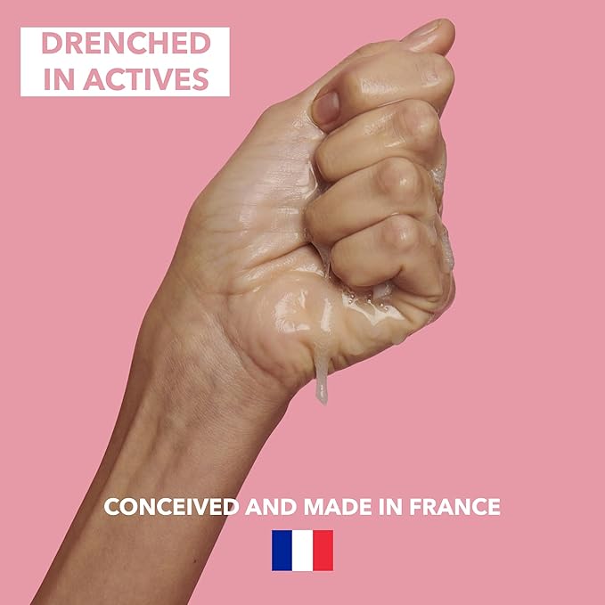 RARE Paris - Exception Rosée - Regenerating Facial Sheet Mask - Hydrating & Brightening - With Ceramides & Omega-3 & 6 - Brightening, Firming & Revitalizing - Multi-Active Serum Formula - 5 Pack