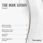 Nécessaire The Body Lotion with Pump – Santal Scented Body Moisturizer with Peptides, Niacinamide, Vitamins C/E & Omega 6/9 – Firming Daily Hydration – Dermatologist-Tested, Vegan – 15.2 oz