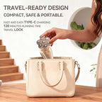 3-in-1 Electric Razor for Women’s Legs & Bald Head, IPX7 Waterproof Wet/Dry Grooming Kit with 7D Magnetic Blade, 120-Min Type-C Rechargeable Razor, Ideal Holiday Gift, Mocha