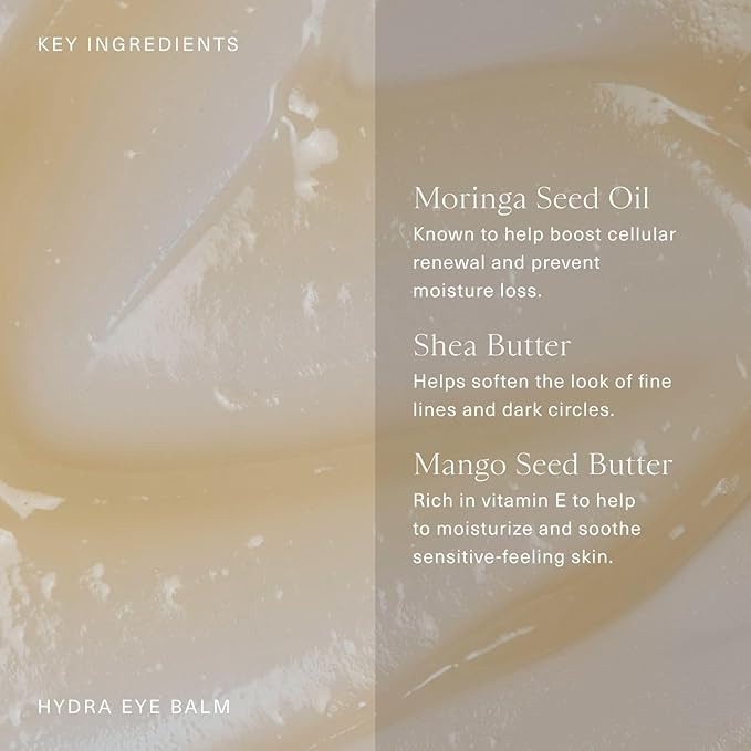 Oak Essentials Hydra Eye Balm | Clean, Antioxidant-Rich Eye Balm That Visibly Hydrates and Illuminates, 10g