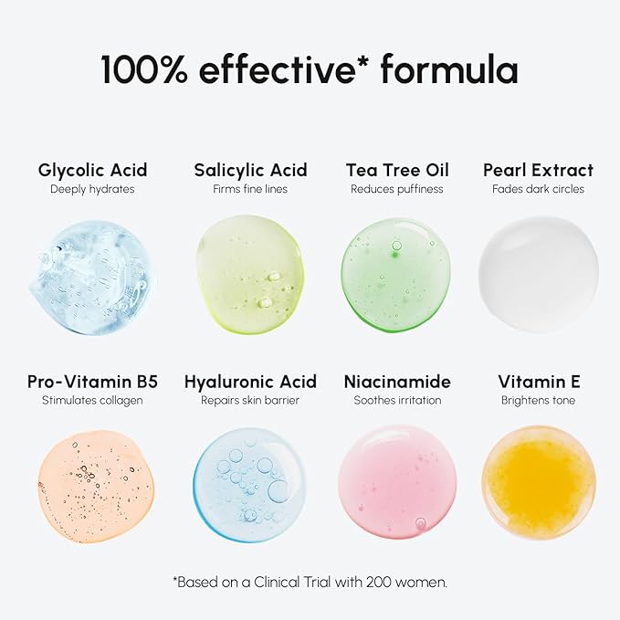 MAREE Glycolic Acid Polishes 2 PACK - Toner Polishes for Face Cleansing - Tea Tree Oil, Salicylic Acid & Vitamins E, B3, B5 - Facial Peel & Radiance Deep Cleaning Effect