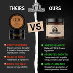 Johnny Slicks Oil Based Pomade | Organic Hair Styling for Men, Low to Medium Hold | Promotes Healthy Hair Growth & Helps Hydrate Dry Skin, (Original, 4 Ounce) Veteran Owned, USA Made.