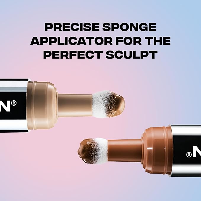 Sacheu Liquid Contour STAY-N Long Wear Bronzer Cream Contour Makeup — Long Lasting, Blendable, & Lightweight Formula — Vegan & Cruelty-free, Giving Sass