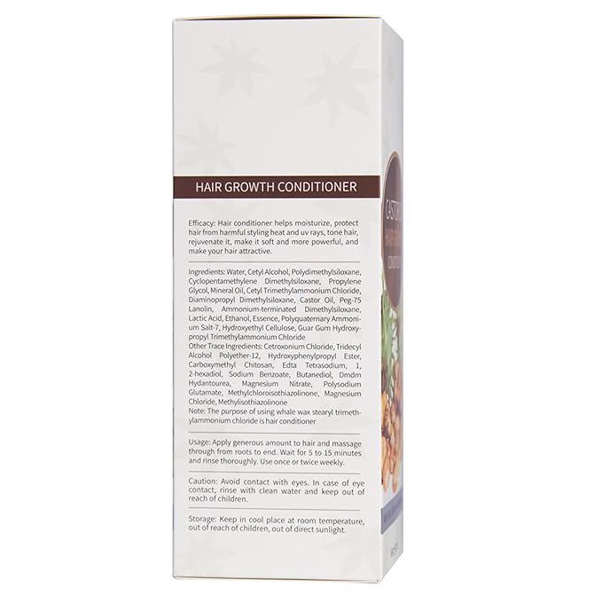 Silvercell Castor Oil Conditioner Hair Growth Conditioner Moisturizing Oil Control, Thickening Hair Conditioner for Damaged Dry Hair, 16.91 fl.oz