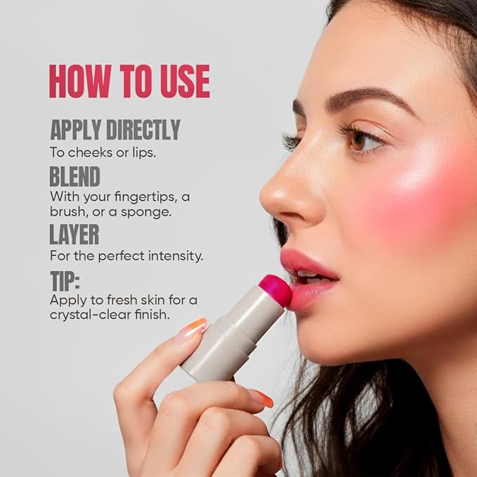 TOTEMICA Cooling Water Jelly Tint - by Ana Patricia, Dewy Hydrating Tint for Natural Color, Long-Lasting JJelly Lip Tint & Cheek Stain, Tinta para Labios | 0.19 oz - Intense Purple