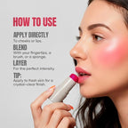 TOTEMICA Cooling Water Jelly Tint - by Ana Patricia, Dewy Hydrating Tint for Natural Color, Long-Lasting JJelly Lip Tint & Cheek Stain, Tinta para Labios | 0.19 oz - Intense Purple