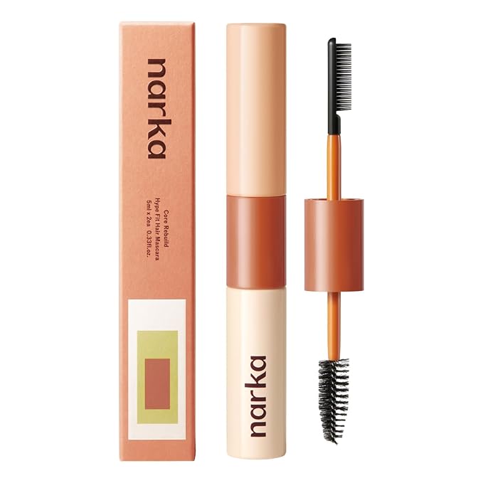 Hard Fix Hair Mascara – Strong Hold, Edge Control, Slick Back Stick with Dual-Brush Design for Precision Styling, Non-Greasy All-Day Fix, Easy-Wash Formula