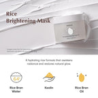 MIDHA RICE WASHOFF MASK DISCOVERY SET, 1.76oz x 3/50g, Dull Skin Care, Hydrating and Soothing, Pore Refining Treatment, Vitamin C face mask, Skincare for Travel, Mini Skincare Kit, 3-in-1 Set