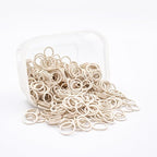 Beauty Town Hair Tie Rubber Bands - 1000pcs/500pcs Soft Stretchy Elastic Bands for Braids, Ponytails & Bun