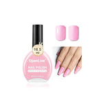 16.5ml Light Pink Glitter Nail Polish Large Volume Quick Dry Nail Polish, Long Lasting Shine, Fingernail Toenail Nail Art DIY Home Travel Nail Art Gift