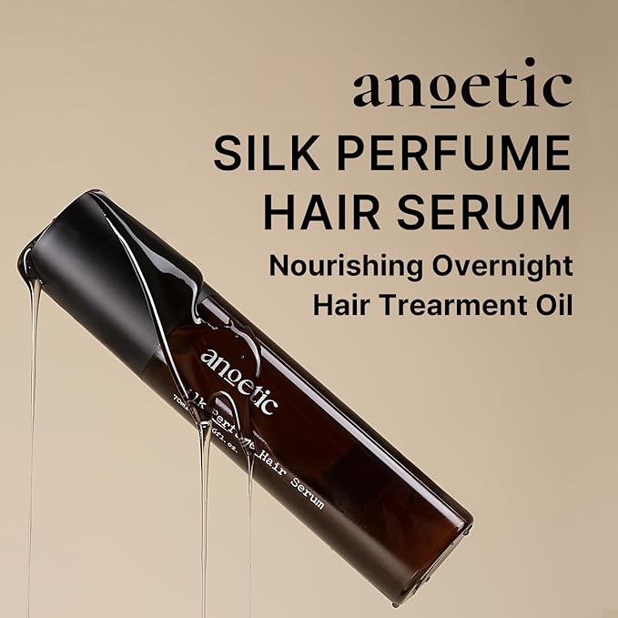 Silk Oil Serum for Frizzy and Damaged Hair | Silk Perfume Hair Serum | Korean Hair Care For Frizz Control and Split End Care