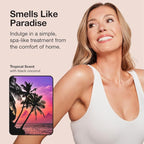 Fake Bake Flawless Self Tanning Mousse Streak-Free, Long-Lasting Natural Glow For All Skin Tones Women & Men - Sunless Tanner Includes Mitt For Easy Application, Black Coconut Scent - 6.7 oz