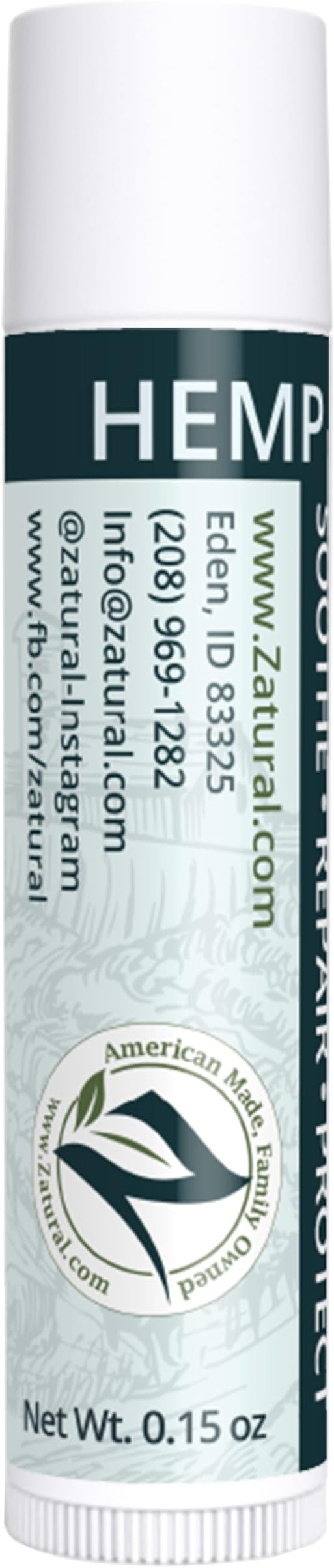 Hemp Lip Balm with L-Lysine-Heal, Moisturize, Protect (1)