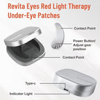 Revita Eyes Red Light Therapy Under-Eye Patches, Portable under-eye massager patches used for eye reducing eye bags and dark circles