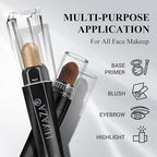 Brown Eyeshadow Stick Makeup Set 10PCS, Neutral Shimmer And Matte Cream Eye Shadow Palette, Metallic Bronze Smoky Eyeliner Brightener Crayon Pencil Kit, Ideal Gift for Women -Espresso