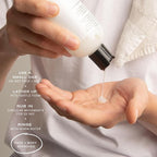 Biba De Sousa The Mandelic Scrub - Gentle AHA Exfoliation - Invigorating Daily Facial Cleanser For All Skin Types - (8 oz)