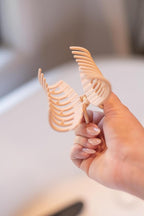 FRAMAR Large Claw Clips For Thick Hair – Large Hairclip Thick Hair, Big Hair Claws Clip For Women, Pink Hairclips, Pink Claw Clip - 4 Pack Non Slip Matte Finish