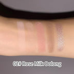 5 Colors Neutral Nude Matte & Shimmer Eyeshadow Palette,Rose Cocoa Brown Pink Neutral-Cool Mattes Glitter Eye shadow Contour Makeup Palette for Mature Women, Blue Green Eyes, Daily Natural Makeup.