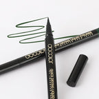 docolor Waterproof Eyeliner Pen Super Slim Liquid Eyeliner Eye Liner Gel (Green)