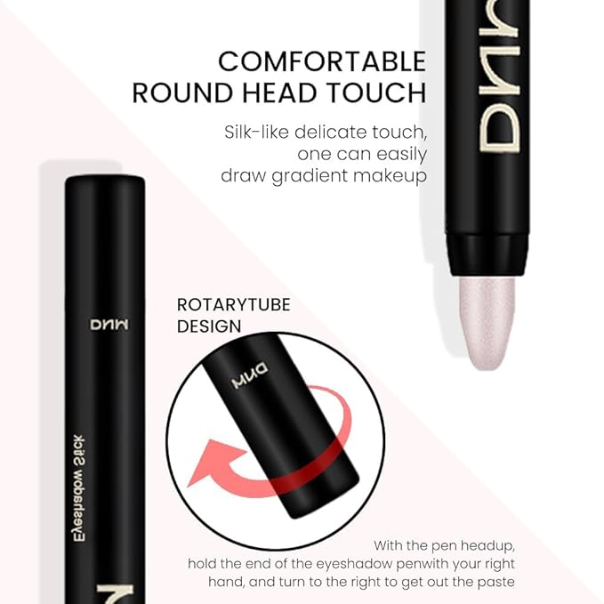 evpct 2Pcs Cream Eyeshadow Sticks Set for Eyes Waterproof, Taupe Shimmer & Bronze Shimmer Matte Eye shadow Stick Pencil Pen Bulk sombras en crema para ojos 19+20