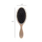 Earth & I Rosegold Hair Brushes for Women, Pink Hairbrush, Rose Gold Women Hair Brush, Kids Hairbrush, Brushes and Combs, Detangling and Styling (Oval)