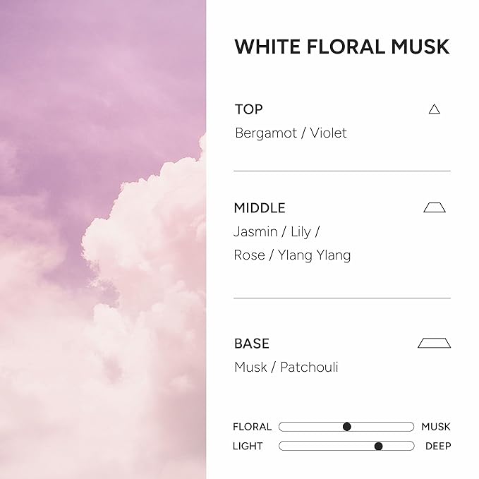 2-in-1 Korean Hair Perfume Oil & Serum with Moroccan Argan Oil & 12 Amino Acids for Dry, Damaged, Glass Hair Shine & Frizz-Control – Paraben & Alcohol-Free – White Floral Musk – 100ml / 3.38 fl oz